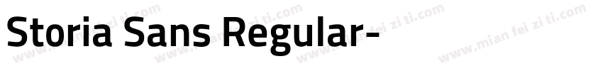 Storia Sans Regular字体转换